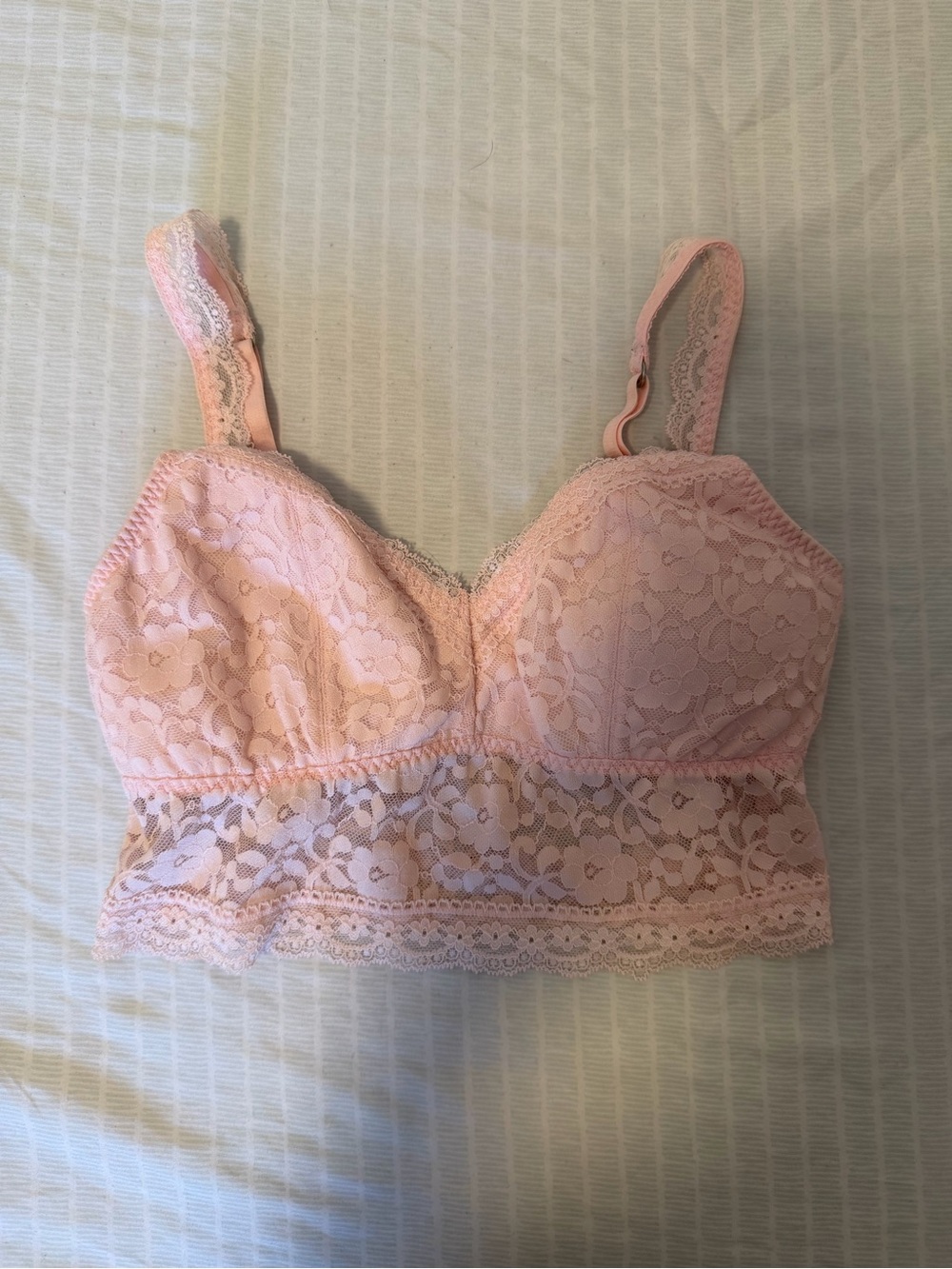 Pink Lace Bralette